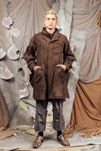 Load image into Gallery viewer, AW26 ETIEN LONG COWL JACKET - SIENNA PINSTRIPE