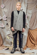 Load image into Gallery viewer, AW26 FIANE WRAP VEST - ASH SLUB