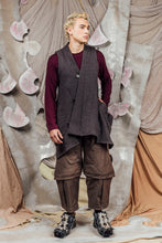 Load image into Gallery viewer, AW26 FIANE WRAP VEST - MERLOT CHEVRON