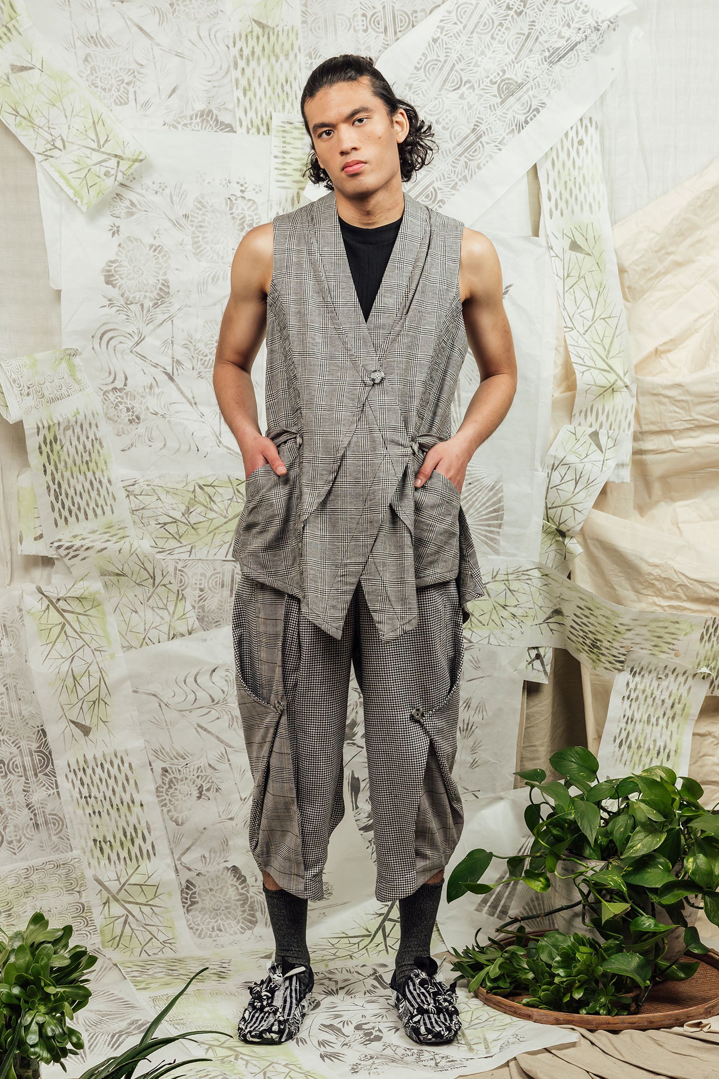 【SATIIIZ】Rude Nylon Hooded Vest Sacai Nylon Twill Hooded Vest | Nordstrom