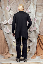 Load image into Gallery viewer, AW26 GIAN LONG SLEEVE POCKET TOP - OBSIDIAN