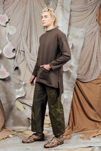 Load image into Gallery viewer, AW26 GIAN LONG SLEEVE POCKET TOP - OLIVE KHAKI