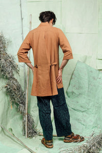 SL26 KAIEN LONG SHIRT - GOLD SAND