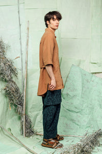 SL26 KAIEN LONG SHIRT - GOLD SAND