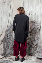 Load image into Gallery viewer, AW24 LINO LONG SLEEVE SCARF TOP - OBSIDIAN