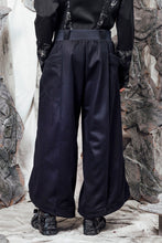 Load image into Gallery viewer, AW24 LYNDON BUTTON FLARE PANTS - DEEP INK