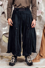 Load image into Gallery viewer, AW26 LYNDON BUTTON FLARE PANTS - OBSIDIAN CHENILLE