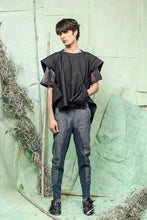 Load image into Gallery viewer, SL26 MANI CONVERTIBLE SQUARE TOP - CHARCOAL MARLE