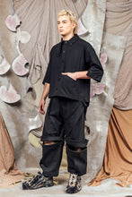Load image into Gallery viewer, AW26 MAREN BOXY SHIRT JACKET - OBSIDIAN