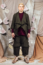 Load image into Gallery viewer, AW26 MASARO DETACHABLE JACKET - FOREST CHEVRON