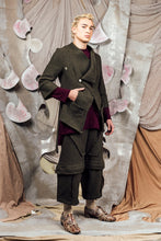 Load image into Gallery viewer, AW26 MASARO DETACHABLE JACKET - FOREST CHEVRON