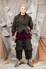 Load image into Gallery viewer, AW26 MASARO DETACHABLE JACKET - FOREST CHEVRON