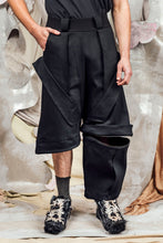 Load image into Gallery viewer, AW26 ORFEO ZIP LEG WIDE PANTS - OBSIDIAN