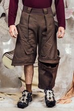 Load image into Gallery viewer, AW26 ORFEO ZIP LEG WIDE PANTS - TOBACCO