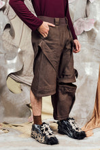 Load image into Gallery viewer, AW26 ORFEO ZIP LEG WIDE PANTS - TOBACCO