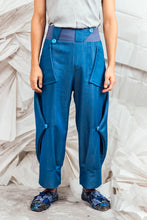 Load image into Gallery viewer, SL25 ORIME  WIDE FOLD PANTS - DENIM AZURE