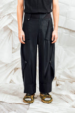 Load image into Gallery viewer, SL25 ORIME WIDE FOLD PANTS - OBSIDIAN TWILL