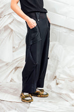 Load image into Gallery viewer, SL25 ORIME WIDE FOLD PANTS - OBSIDIAN TWILL