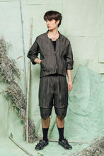 Load image into Gallery viewer, SL26 RENZO KIMONO ZIP JACKET - CHARCOAL