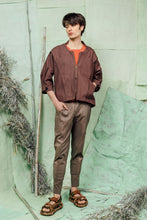 Load image into Gallery viewer, SL26 RENZO KIMONO ZIP JACKET - ROSEWOOD