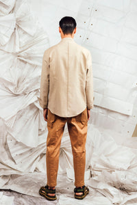 SL25 ROANIN TAILORED SHIRT JACKET - SANDSTONE