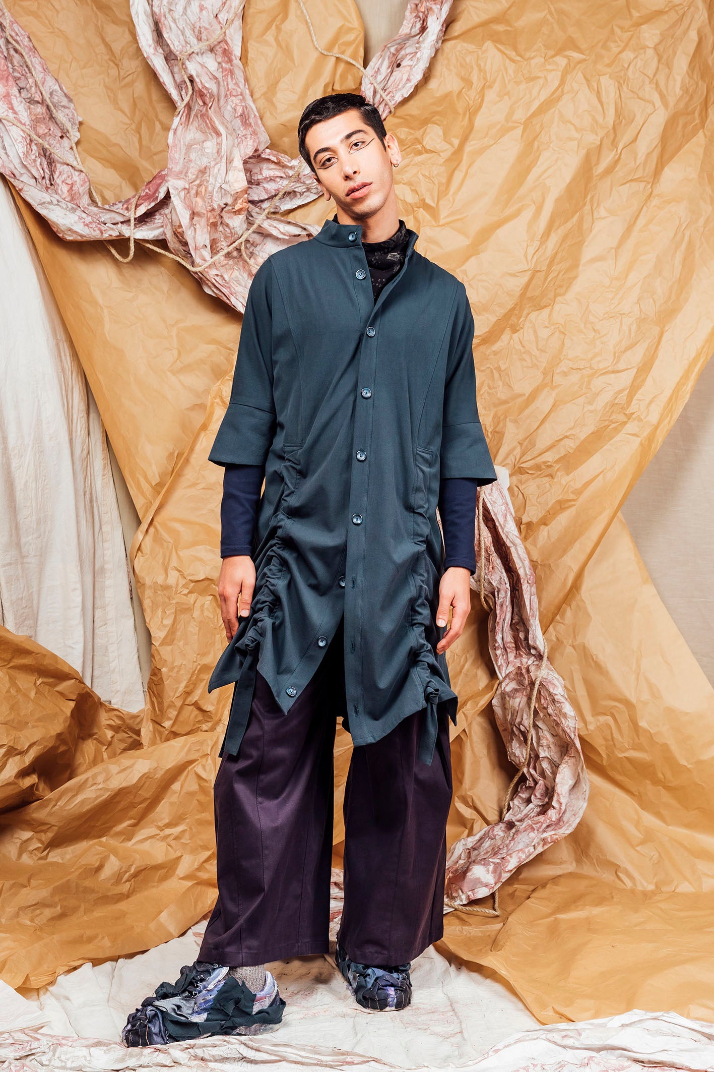 JUDE JACKET IN STRIPED COTTON ジャケット Men's Jackets – JUDE Modern Artisan Fashion