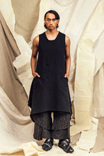 Load image into Gallery viewer, SL27 SAKASA  REVERSIBLE TUNIC DRESS - ONYX SLUB