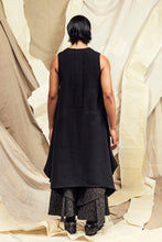 Load image into Gallery viewer, SL27 SAKASA  REVERSIBLE TUNIC DRESS - ONYX SLUB