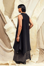 Load image into Gallery viewer, SL27 SAKASA  REVERSIBLE TUNIC DRESS - ONYX SLUB