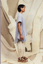 Load image into Gallery viewer, SL27 SANTALI RUCHE FLARE TOP - RESORT STRIPE