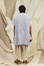 Load image into Gallery viewer, SL27 SANTALI RUCHE FLARE TOP - RESORT STRIPE