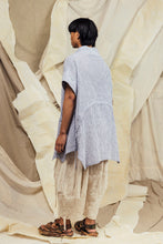 Load image into Gallery viewer, SL27 SANTALI RUCHE FLARE TOP - RESORT STRIPE