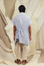 Load image into Gallery viewer, SL27 SANTALI RUCHE FLARE TOP - RESORT STRIPE