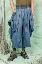 Load image into Gallery viewer, SL26 SHOSAI WRAP PANTS - DENIM CHAMBRAY