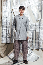Load image into Gallery viewer, Men&#39;s linen cotton pinstripe shirt
