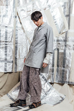 Load image into Gallery viewer, menswear linen cotton pinstripe shirt jacket