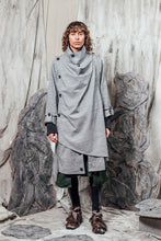 Load image into Gallery viewer, AW24 THORNE DRAPE TRENCH - ASH SLUB