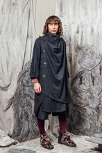 Load image into Gallery viewer, AW24 THORNE DRAPE TRENCH - CHARCOAL FLECK