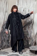 Load image into Gallery viewer, AW24 THORNE DRAPE TRENCH - OBSIDIAN CHENILLE