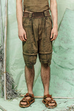 Load image into Gallery viewer, SL26 TOMIS OVERALL SHORTS - ARMY BRUSHSTROKE