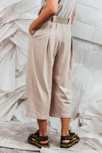 SL25 TORHI  WIDE LEG PANTS - IVORY STONE