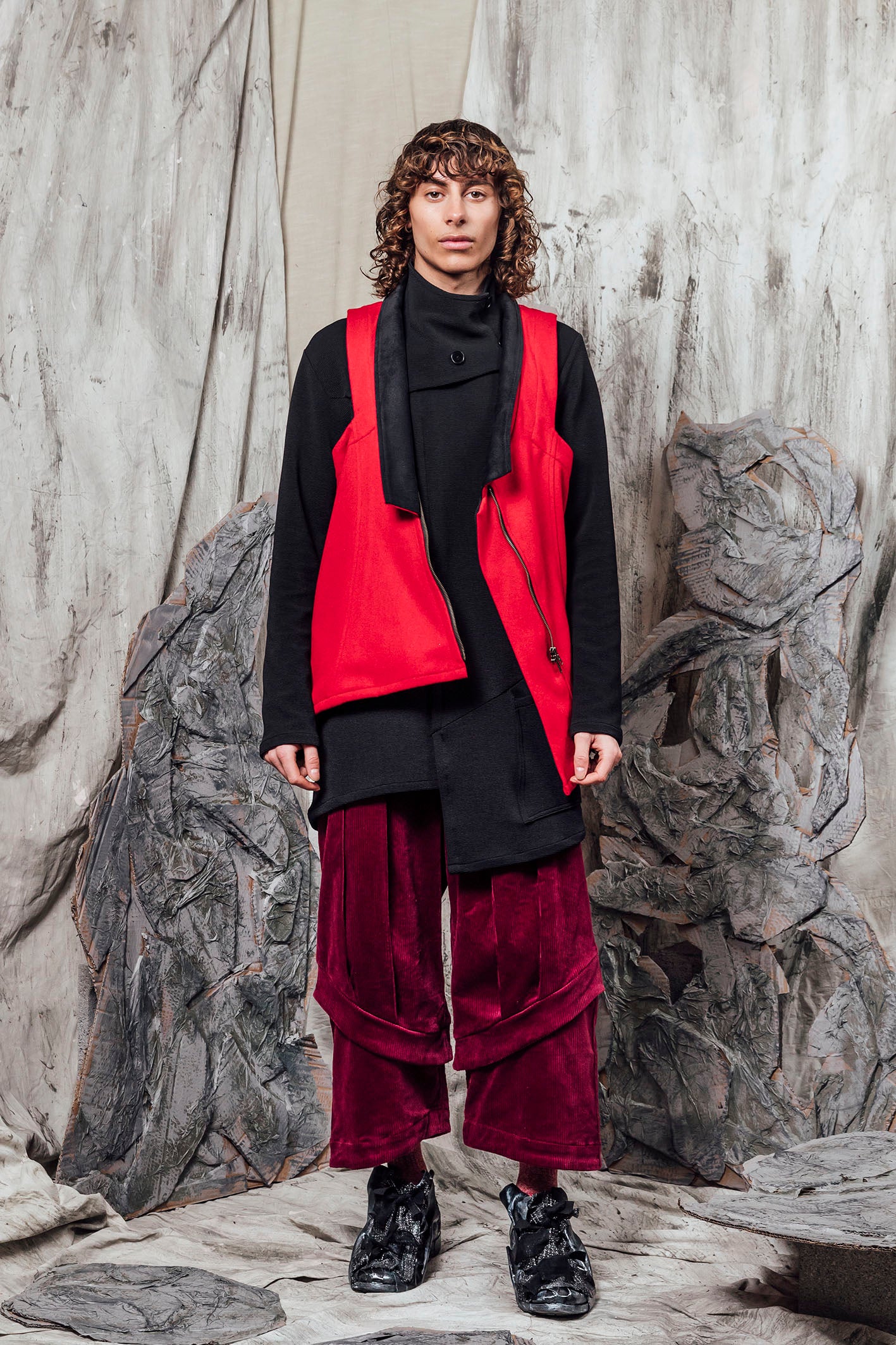 レディースウェア BORDERS at BALCONY / TWILL GILET BORDERS at BALCONY(ボーダーズアットバルコニー) GRACE