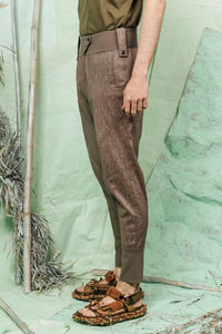 SL26 ZEPHYN SLIM LINE PANTS - BURNT UMBER