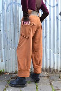 AW25 ORIME WIDE FOLD PANTS - TOFFEE