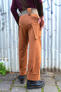 AW25 ORIME WIDE FOLD PANTS - TOFFEE