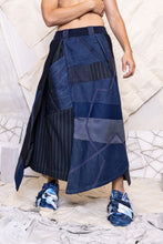 Load image into Gallery viewer, RS25 TAHNI ZERO WASTE SKIRT - ARTISAN DENIM