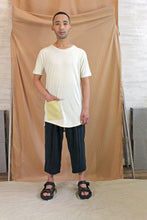 Load image into Gallery viewer, Men&#39;s Cream Marle Jersey Pocket Tee