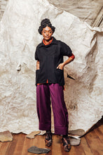 Load image into Gallery viewer, unisex paneled onyx wool top
