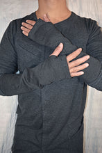 Load image into Gallery viewer, FINGERLESS  GLOVES - CHARCOAL