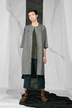 Load image into Gallery viewer, Sage Khaki Unisex Linen Shirt Jacket